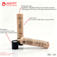 Tubes souples en plastique PE personnalisés de 20 ml à 60 ml pour cosmétiques, emballage sous vide, extrusion, lotion, crème pour les yeux, fond de teint, bouchon à vis à long bec