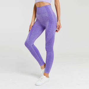 Leggings Senza Cuciture a Vita Alta per Donna, Pantaloni Sportivi per Fitness, Allenamento e Yoga, Leggings da <span class=keywords><strong>Palestra</strong></span> Senza Cuciture - Product Image 4