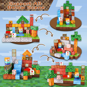 I giocattoli magnetici dei blocchi di costruzione <span class=keywords><strong>sono</strong></span> regali di <span class=keywords><strong>gioco</strong></span> per i piccoli giocatori che imparano i giocattoli sensoriali - Product Image 2