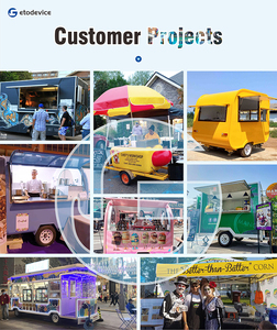 China Supply Fast Food Trailer Fully Equipment for Sale CE Certificate Street Bbq Food Truck with Full Kitchen Equipment - Product Image 6