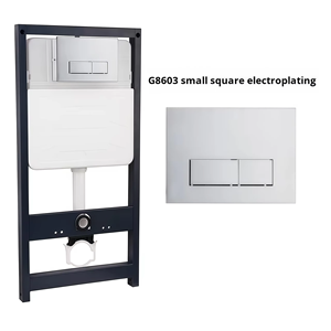 Réservoir de toilette encastré haut de gamme avec double <span class=keywords><strong>chasse</strong></span> 3/6L, plaque de commande frontale, citerne murale en PEHD pour toilettes suspendues - Product Image 5