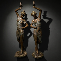 Frisée murale en bronze de qualité muséale - Relief figuratif classique pour intérieurs de luxe - Sculpture en bronze