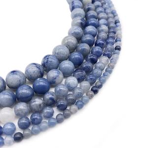 Nuovi arrivi monili blu zaffiro della pietra preziosa naturale perline blu perline di pietra per monili che fanno (AB1701) - Product Image 3