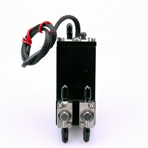 1 x Réservoir d'encre métallique haut avec niveau gradué et flotteur, 2 valves métalliques / 38*38*80mm pour système d'alimentation en encre continu - Product Image 3