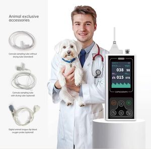 Monitor de Pacientes Veterinario VahnLing CA10S-VET Etco2, Capnógrafo para Mascotas, Perros y Gatos - Product Image 4