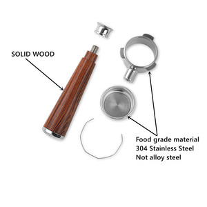 Cesta de filtro sin fondo de acero inoxidable 304 de 51 mm compatible con máquinas de café expreso DeLonghi Dedica EC680/EC685/EC890/EC900 <span class=keywords><strong>SMEG</strong></span> EUPA - Product Image 4