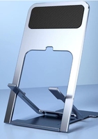 Support en métal pliable portable pour téléphones portables et tablettes support de tableau de bord pour voyage de bureau et utilisation de poche