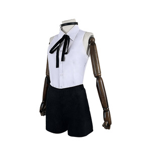 Conjunto de pantalones cortos de disfraz de Reze para mujer, traje de juego de rol de anime para Halloween - Product Image 3