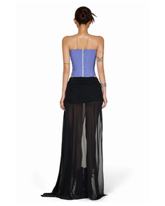 VARLDENS 2025 Cyber-Goth Trend Set 2 uds mujer Skinny Fit corto circuito voltaje patrón tejido transpirable tallas S 5XL - Product Image 2