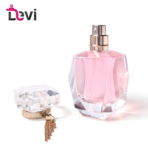 Flacon vaporisateur vide en verre cristal de 100 ml pour parfum, avec impression sérigraphiée et pompe pulvérisatrice, de la marque Devi OEM Factory - Product Image 5