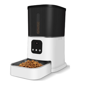 Alimentador automático inteligente para mascotas de 6L, cuencos dobles, dispensador de acero translúcido, comida para gatos, perros, comida para perros, alimentador inteligente - Product Image 1