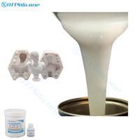 Caoutchouc de silicone liquide 25A pour la fabrication de moules en plâtre/gypse, caoutchouc de silicone RTV-2