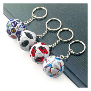 Mini modèle de ballon de football de la Ligue des champions, porte-clés en PVC, souvenir, 32 drapeaux solides, pendentif, fermeture éclair de sac, bijoux, marque OEM, fabriqué en Guangdong - Product Image 5