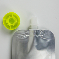 Aangepaste Biologisch Afbreekbare Stand-Up Plasti Vloeibare Vruchtensap Drinken Doypack Plastic Zakje Met Tuit