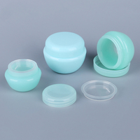 Pot cosmétique en plastique PP noir mat personnalisé en gros, 5g, 10g, 20g, 30g, 50g, pour beurre corporel et crème visage