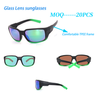 Gafas de Sol Polarizadas de Vidrio de Alta Calidad con Logotipo Personalizado OEM ODM, Lentes de Vidrio Real, Protección UV400, Antideslumbrantes, para Conducir al Aire Libre, Venta al Por Mayor