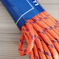Corde de protection tressée en polyester avec crochet Corde de traction pour l'alpinisme