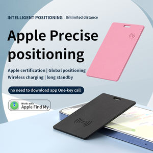 Pelacak GPS Pintar Anti-Hilang Ultra Tipis 4G Kontrol Aplikasi Kompatibel IOS untuk Tas Koper Paspor Kunci Dompet Kartu - Product Image 1