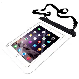 Free Sample Drifting Diving Swimming Surfing Transparent Frosting Waterproof Universal Tablet Pouch Dry Bag