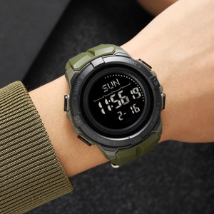 Skmei Digital Watch Black Tpu Strap IpX7 Waterproof Outdoor Sport Men Women <b>Smart</b> Watch With Compass Pedometer Led Flashlight - Product Image 3