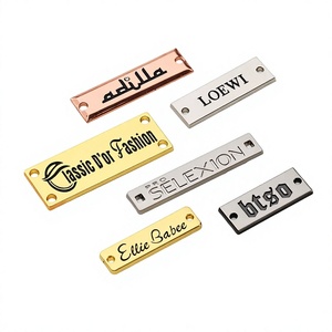 Metal Tags Zinc Alloy Vintage Finish Custom Logo for Canvas Bags Backpacks Outdoor Gear Factory Wholesale Bulk OEM Service - Product Image 1