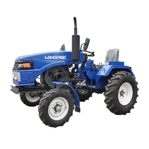 Langpak Diesel Engine 20Hp 2Wd Multifunction Match Implements 4X2 2023 New Type Mini Farm Tractor 20Hp For Garden Purpose