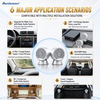 Haut-parleurs universels 2,5 pouces à large bande passante avec bobine simple, puissance maximale 80W, haute performance