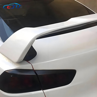 Lèvre de coffre arrière en fibre de carbone ABS pour Mitsubishi Lancer X GSR EX GT Evolution 10 LS ES CF Sedan 2008-2019