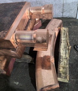 Design and Manufacture <strong>Copper</strong> Tiles, <strong>Copper</strong> Boots and <strong>Copper</strong> Components for Ferrosilicon Alloy Cables - Product Image 2