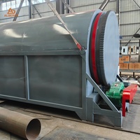 Secadora Rotatoria Industrial de Tambor de Acero Inoxidable de Alta Eficiencia con Engranaje para Secado de Granos, Aserrín, Lodos y Estiércol