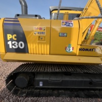 Excavatrice Komatsu PC130 d'occasion du Japon, adaptée aux machines agricoles, à vendre