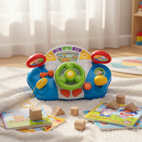 Volant musical pour voiture, jouet éducatif de simulation de conduite pour enfants et tout-petits