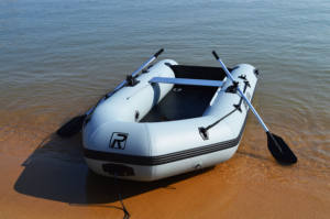 Tapis pneumatique Reachsea en PVC pour 4 personnes, 10,5 pieds, couleur gris moyen, <span class=keywords><strong>bateau</strong></span> pneumatique de sauvetage, idéal avec auvent pour la sécurité - Product Image 2