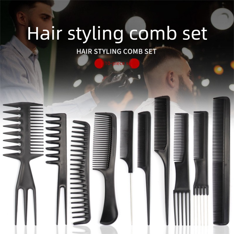 Hair Comb Set 10 piece Set