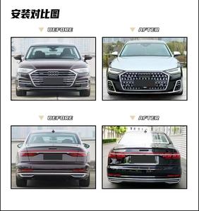 Nuevo Kit de Carrocería para Audi <span class=keywords><strong>A8</strong></span> D5 2018-2022, Actualización a Parrilla Delantera <span class=keywords><strong>2023</strong></span>+D5PA Facelift con Gancho de Remolque y Clips - Product Image 5