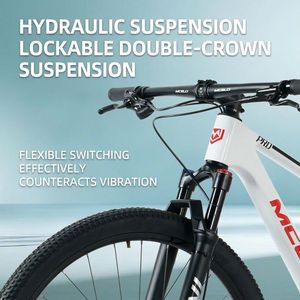 Bicicleta de Montaña MCELO PRO de Carbono de 29 Pulgadas, <span class=keywords><strong>M5100</strong></span>, 12 Velocidades, Eje Pasante Boost, Horquilla de Suspensión VICINI, Conducción Cómoda en Carretera - Product Image 5