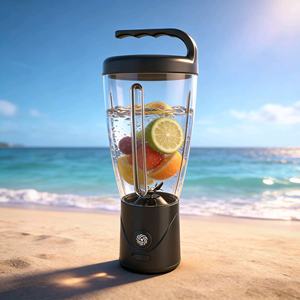 1000ML Portable <b>Blender</b>, USB Rechargeable Personal <b>Blender</b> for Shakes Smoothies, Mini Juicer <b>Cup</b> for Home Outdoor Gym Travel - Product Image 1