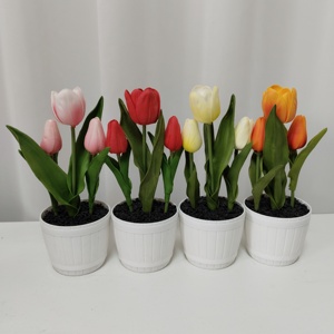 Planta Artificial en Maceta Duofu Misty, Flores de Plástico de Lujo para Decoración de Interiores, Mesa, Halloween, Navidad, Regalos, Hogar, Escuela - Product Image 2