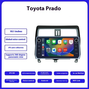 Adatto <span class=keywords><strong>per</strong></span> 2018 Toyota Land Cruiser Prado 10.1 pollici Android centrale grande schermo di navigazione autoradio lettore multimediale - Product Image 3