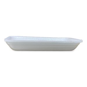 Barquettes à viande GEN 400/carton 8,7 x 6,6 x 1,1 en plastique blanc 3PWH - Product Image 3