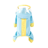 Imperméable réfléchissant pour chien avec trou pour laisse, poncho tactique intégral contrastant pour chiot, vêtements pour chien