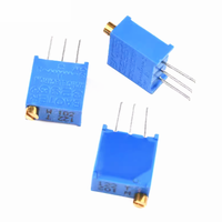 3296W-103 Kit potentiomètre multitour 3296W haute précision 3296 résistance variable 500R 1K 2K 5K 10K 20K 50K 100K