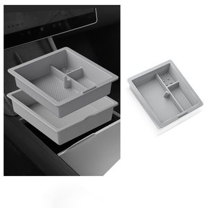 Bandeja Central de Silicona para Consola de Coche, Organizador de Reposabrazos para Tesla Model 3 Highland /Model Y Juniper/Model YL - Product Image 1
