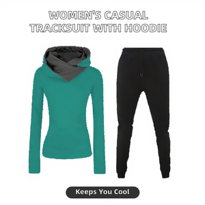 Ensemble de vêtements décontractés d'hiver pour hommes avec haut à manches longues, tendance, vêtements de maison et de rue, survêtement, sweat-shirt à capuche, 100% coton molletonné - Product Image 3