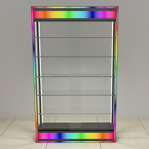 Negozio al dettaglio mobili telaio in alluminio Display negozio di tabacco cassa di vetro negozio di fumo vetrine Display in vetro <span class=keywords><strong>per</strong></span> negozio di fumo - Product Image 3