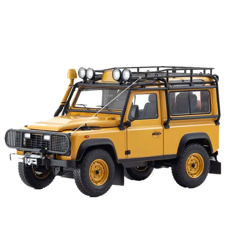 Kyoland Land Rover Defender 90 1:18 Diecast simülasyon alaşım araba modeli oyuncak hediye dekorasyon