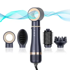 5 In 1 Styler Hair Dryer 1 Step Hair Dryer Professional Hair Straightener Curler Styling Tools Hot Air Brush