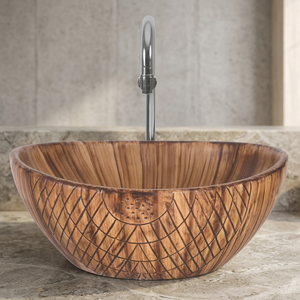 Lavabo carré en céramique à poser sur table, pour salle de bain, toilettes, lavabo de lavage des mains, pour usage domestique et hôtelier - Product Image 1