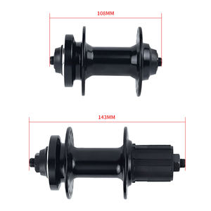 Tambour de roue avant en alliage d'aluminium 15x100 <span class=keywords><strong>12x142</strong></span> Système de frein à disque 32H Rayons 120mm Flange pour vélos de route - Product Image 6