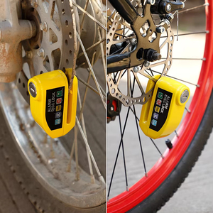 Antivol de sécurité étanche en métal pour moto/vélo/trottinette avec rappel de blocage de disque et cordon – Vente en gros - Product Image 3